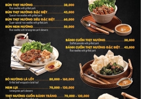 Menu Ẩm thực